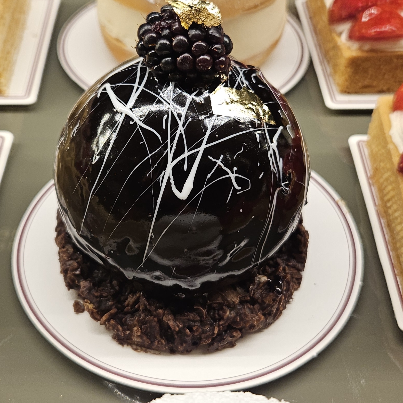 Christmas Dark Chocolate Blackberry Strawberry